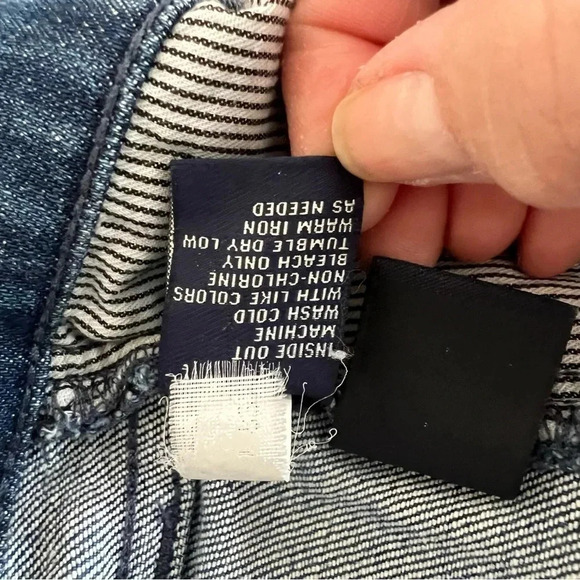 Madewell Patchwork Boy Jean With Raw Hem Size 27 - Picture 8 of 9